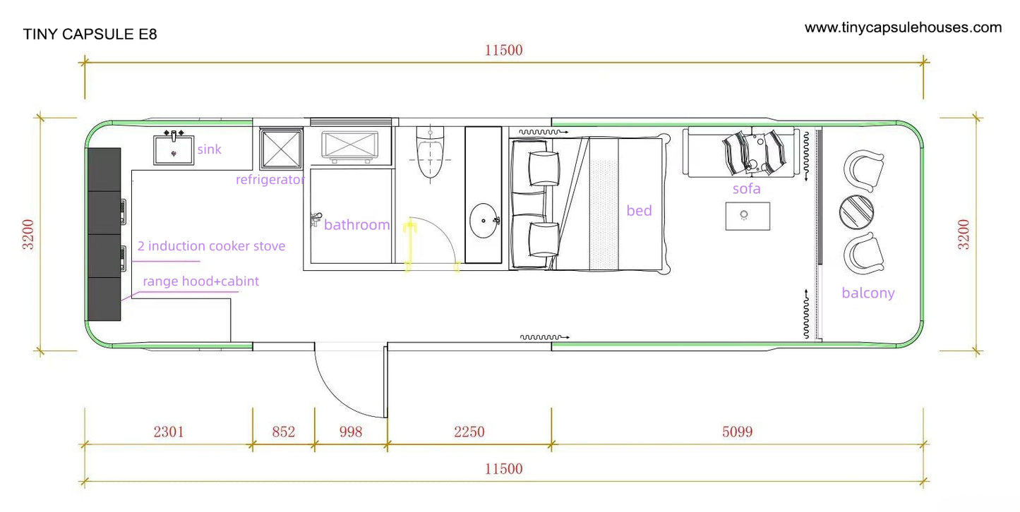 TINY Capsule House Model E8