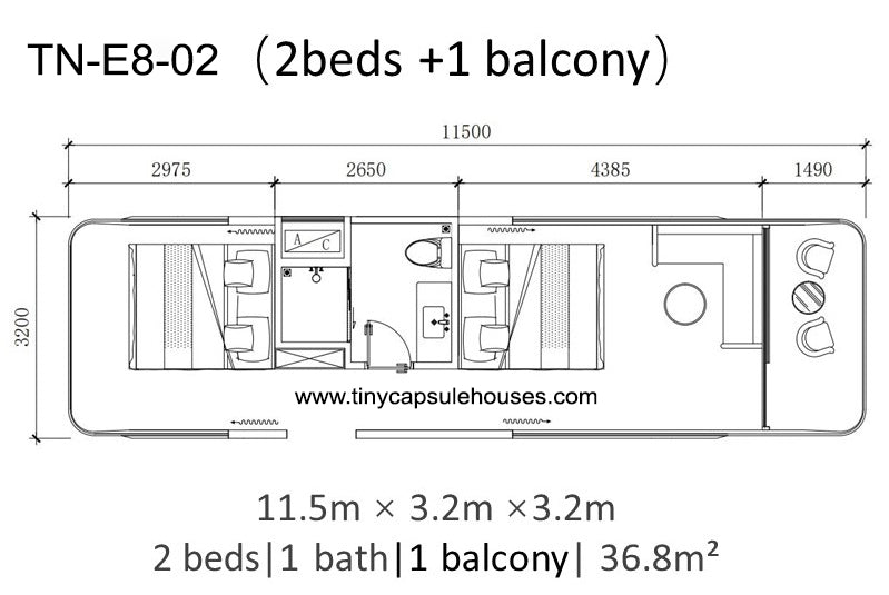 TINY Capsule House Model E8